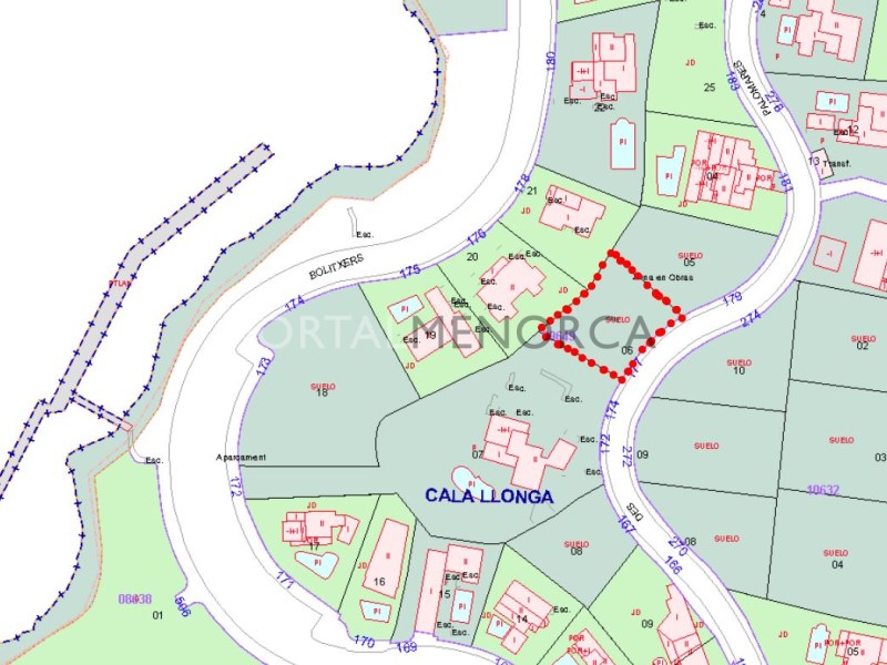 Размер собственного участка для продажи в Menorca East 10