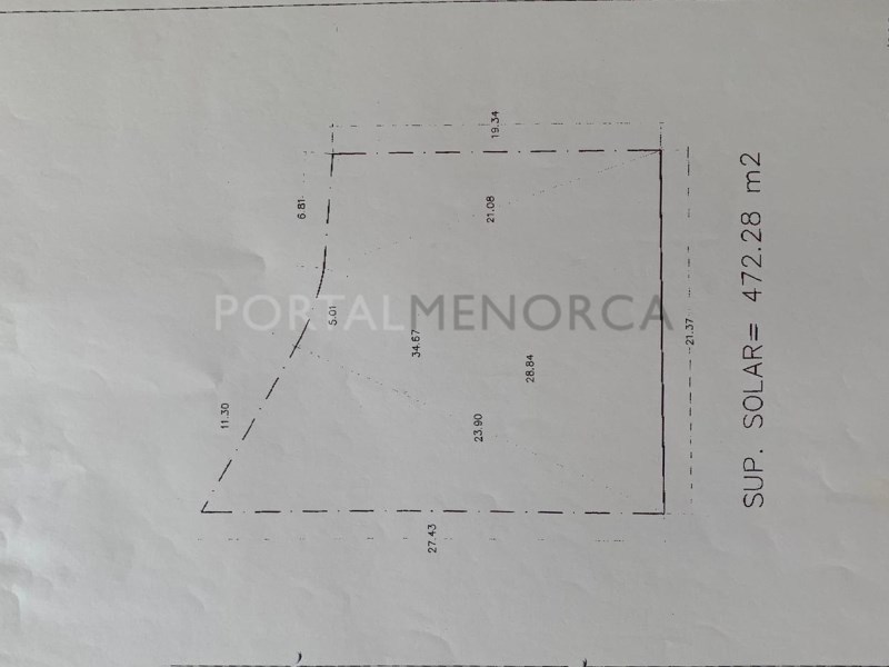 Размер собственного участка для продажи в Menorca West 5