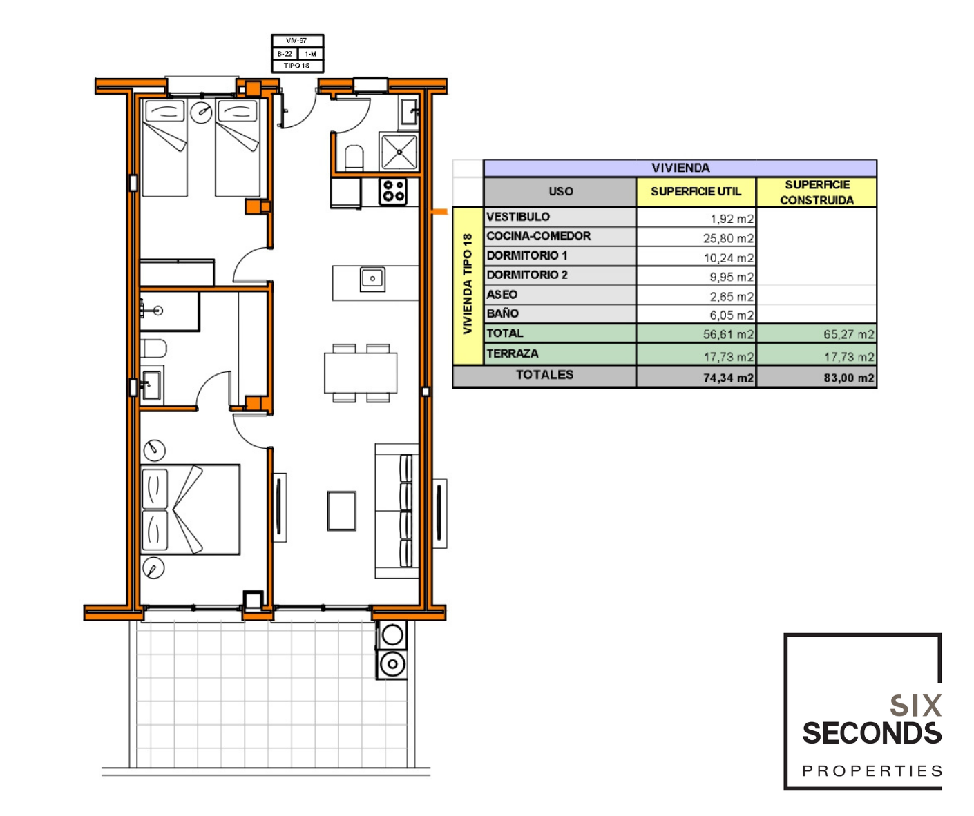 Apartamento en venta en Tabernes del la Valldigna 23