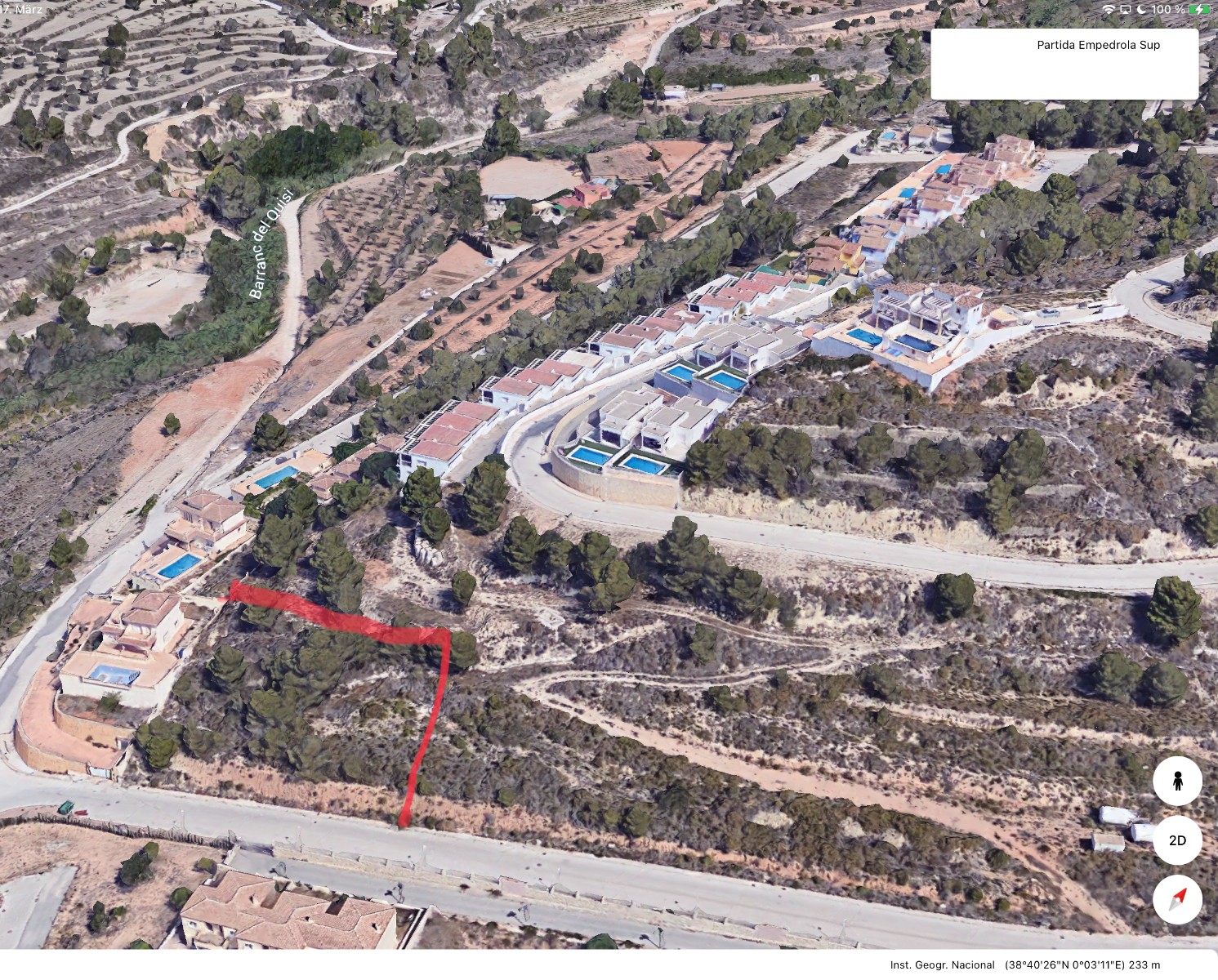 Plot for sale in Calpe 4