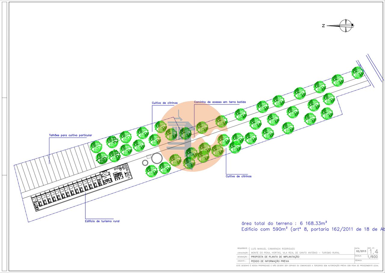 Plot for sale in Vila Real de S.A. and Eastern Algarve 2