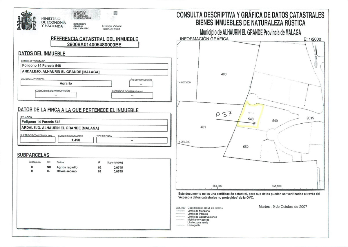 Plot for sale in Málaga 5