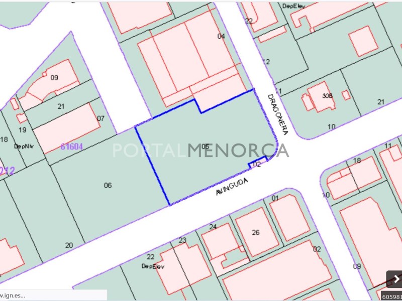 Plot for sale in Menorca East 6