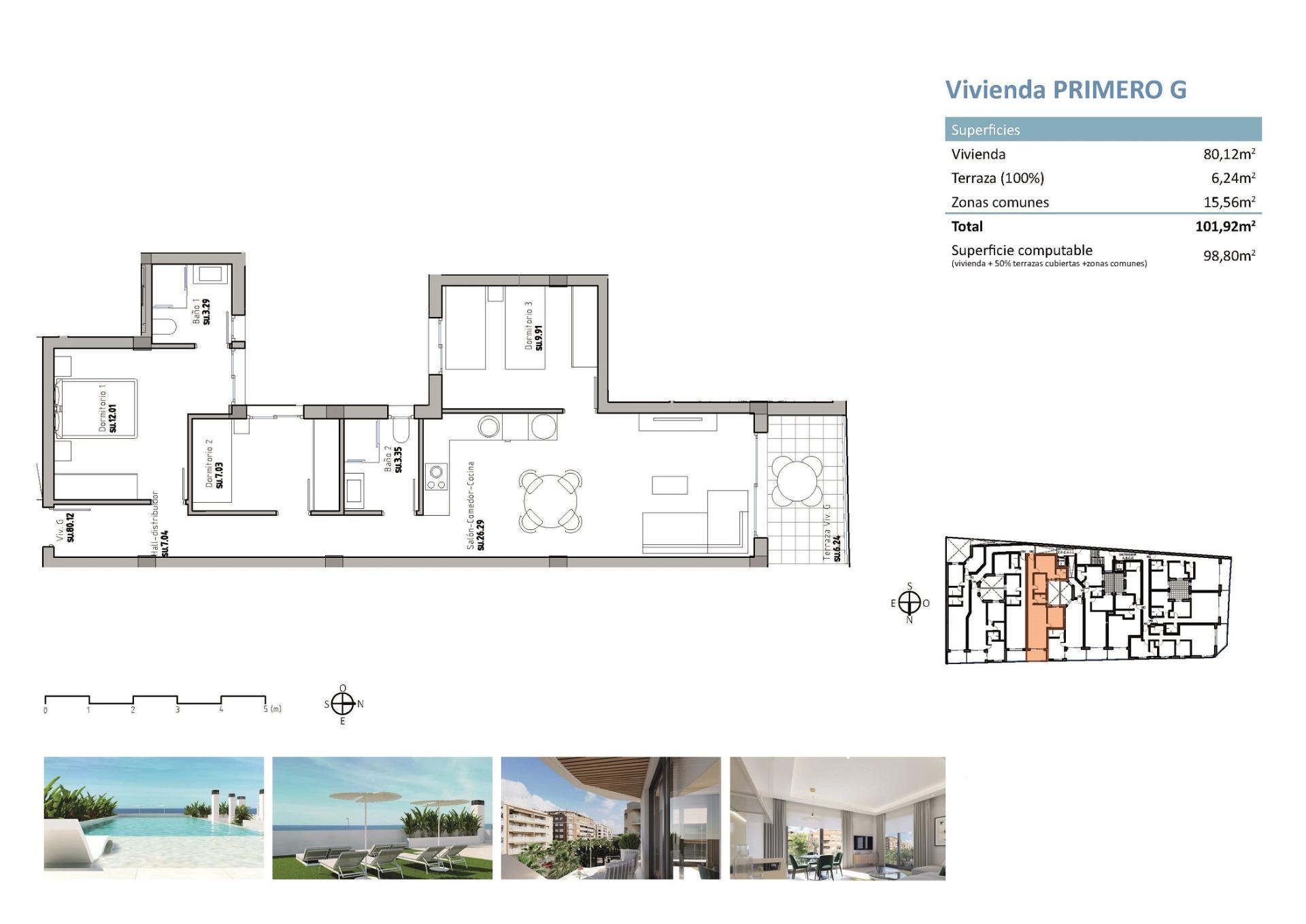 Apartamento en venta en Guardamar and surroundings 20