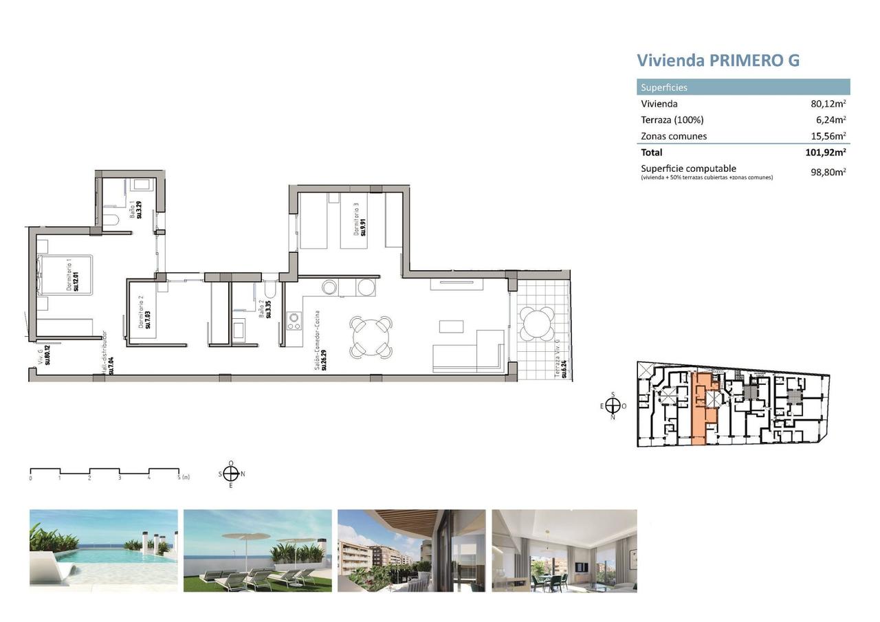 Apartamento en venta en Guardamar and surroundings 20