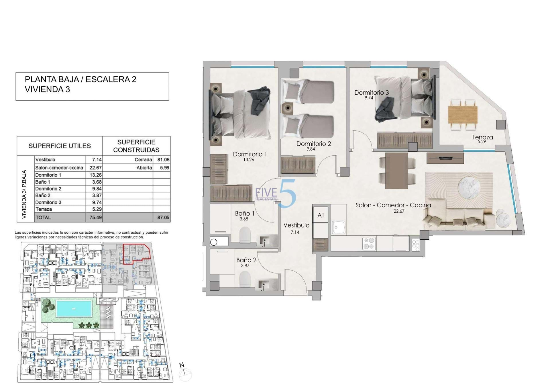 Apartamento en venta en Guardamar and surroundings 6