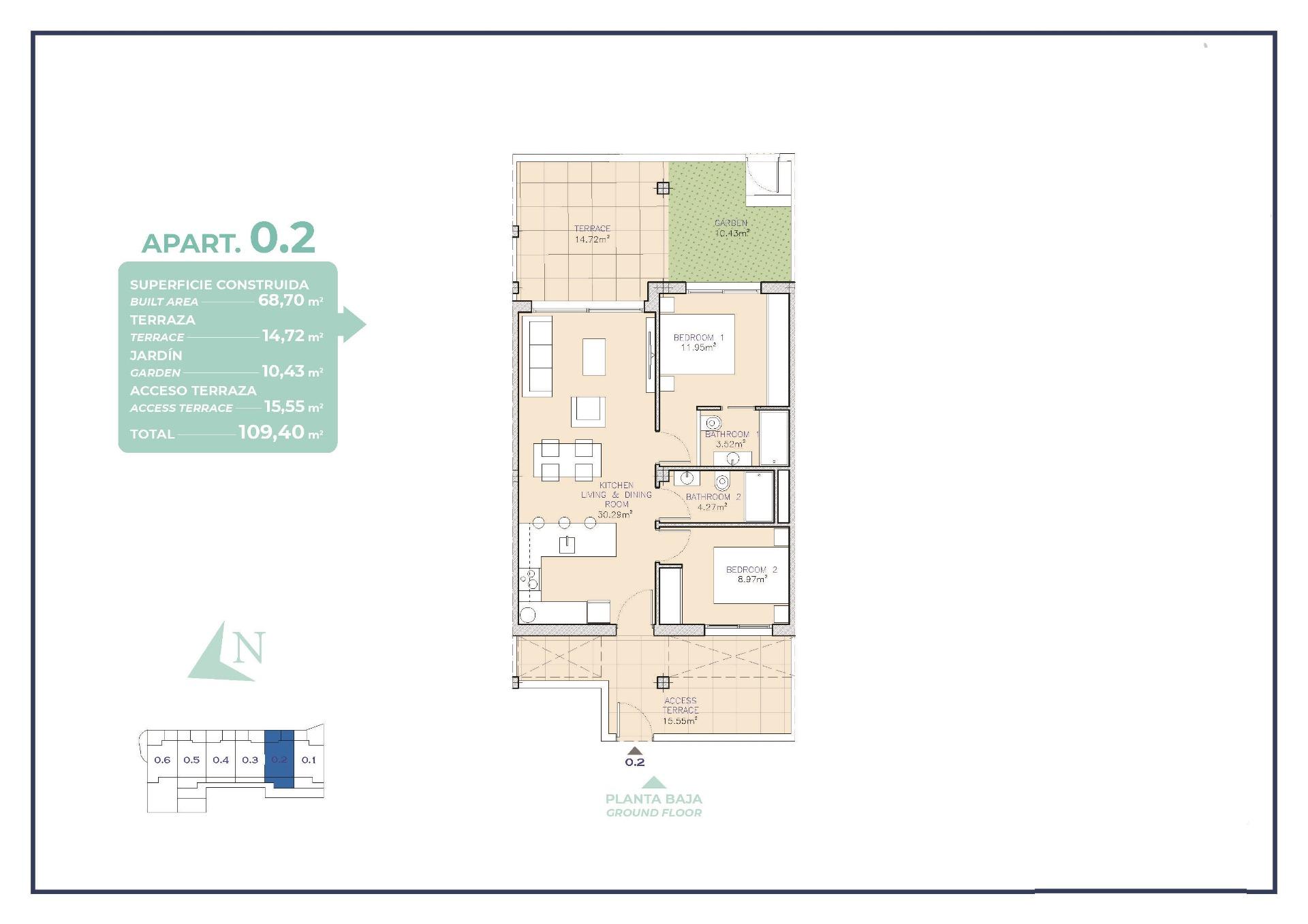 Appartement à vendre à Los Alcázares 13