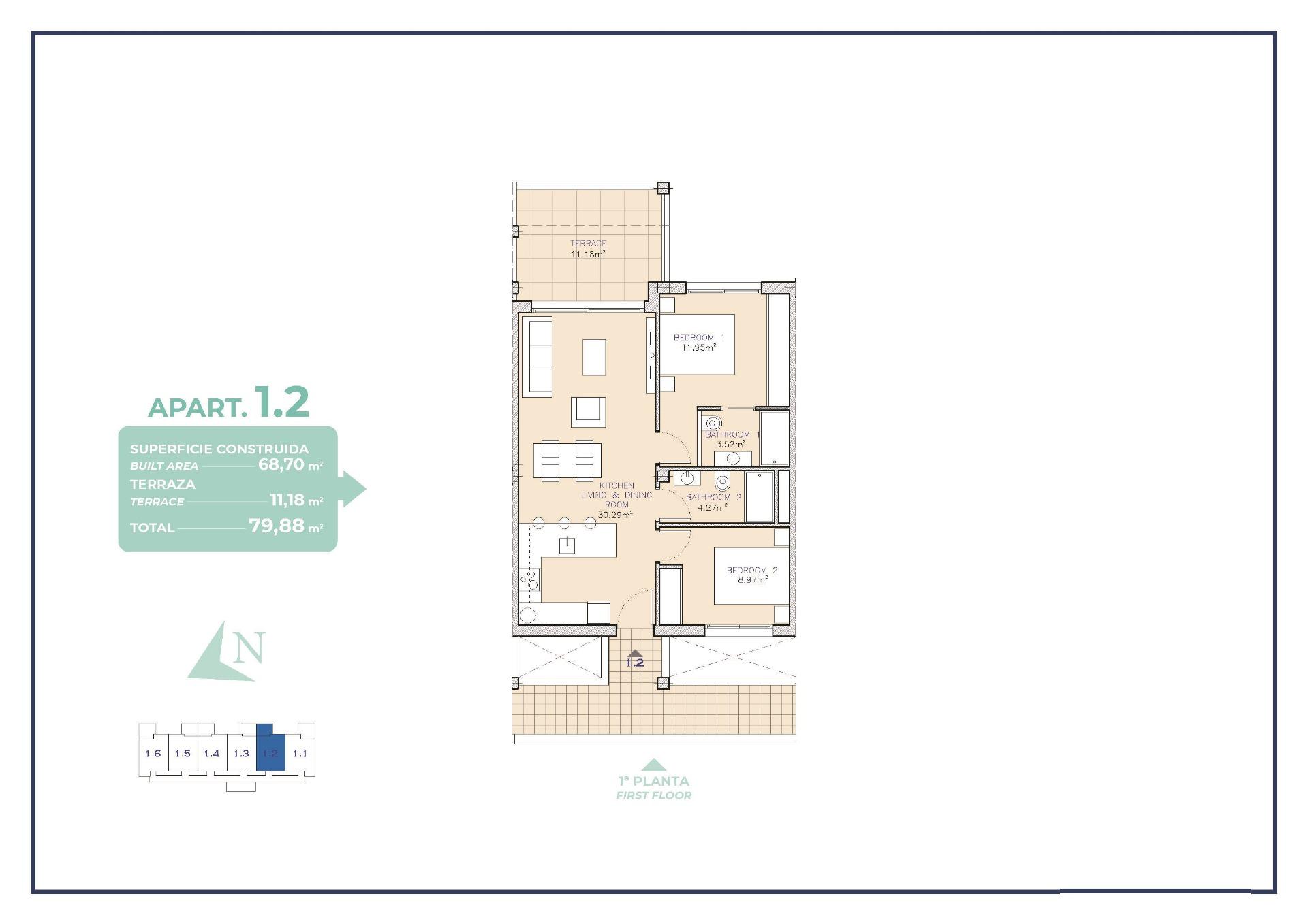 Apartamento en venta en Los Alcázares 13