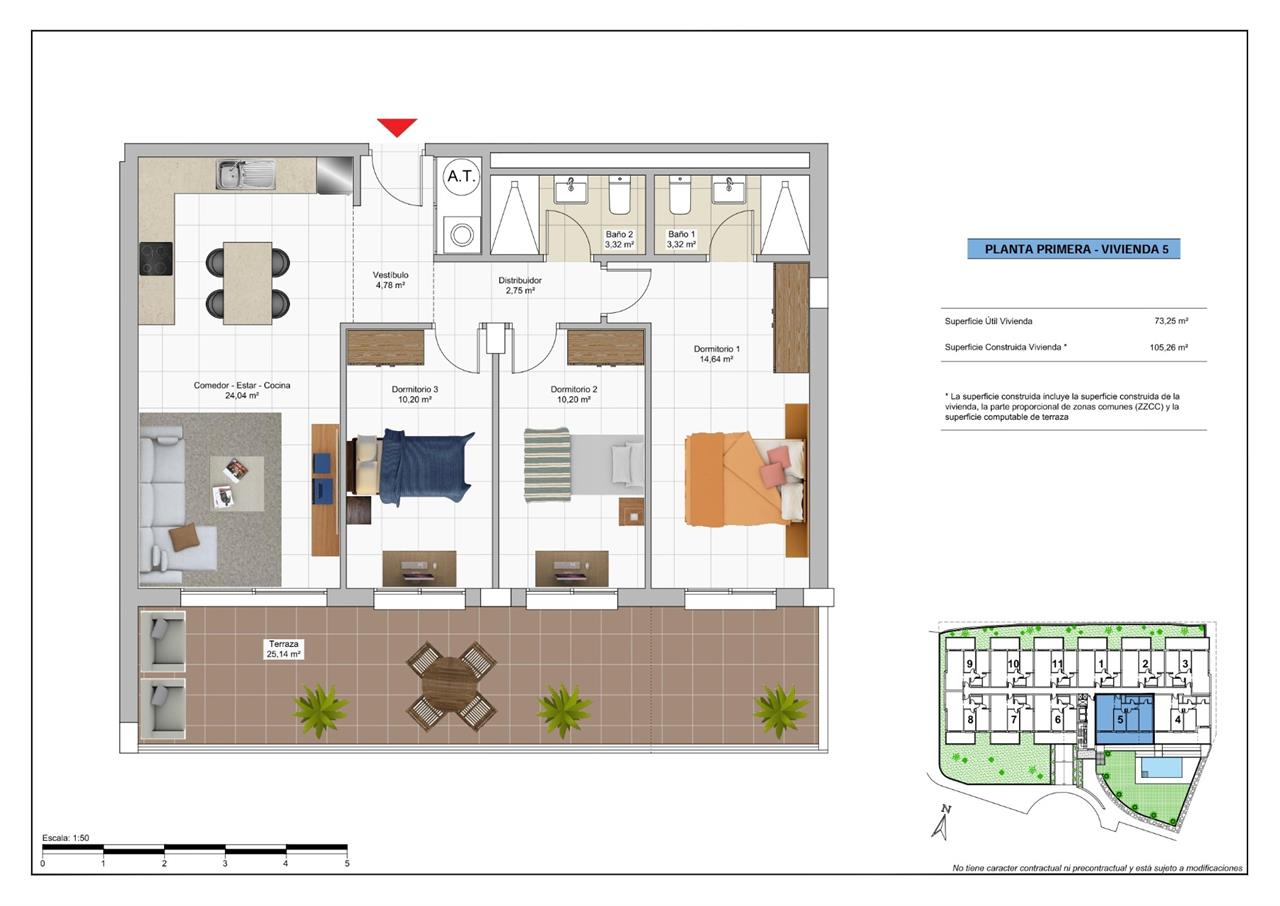 Appartement à vendre à Mojacar är Roquetas de Mar 5