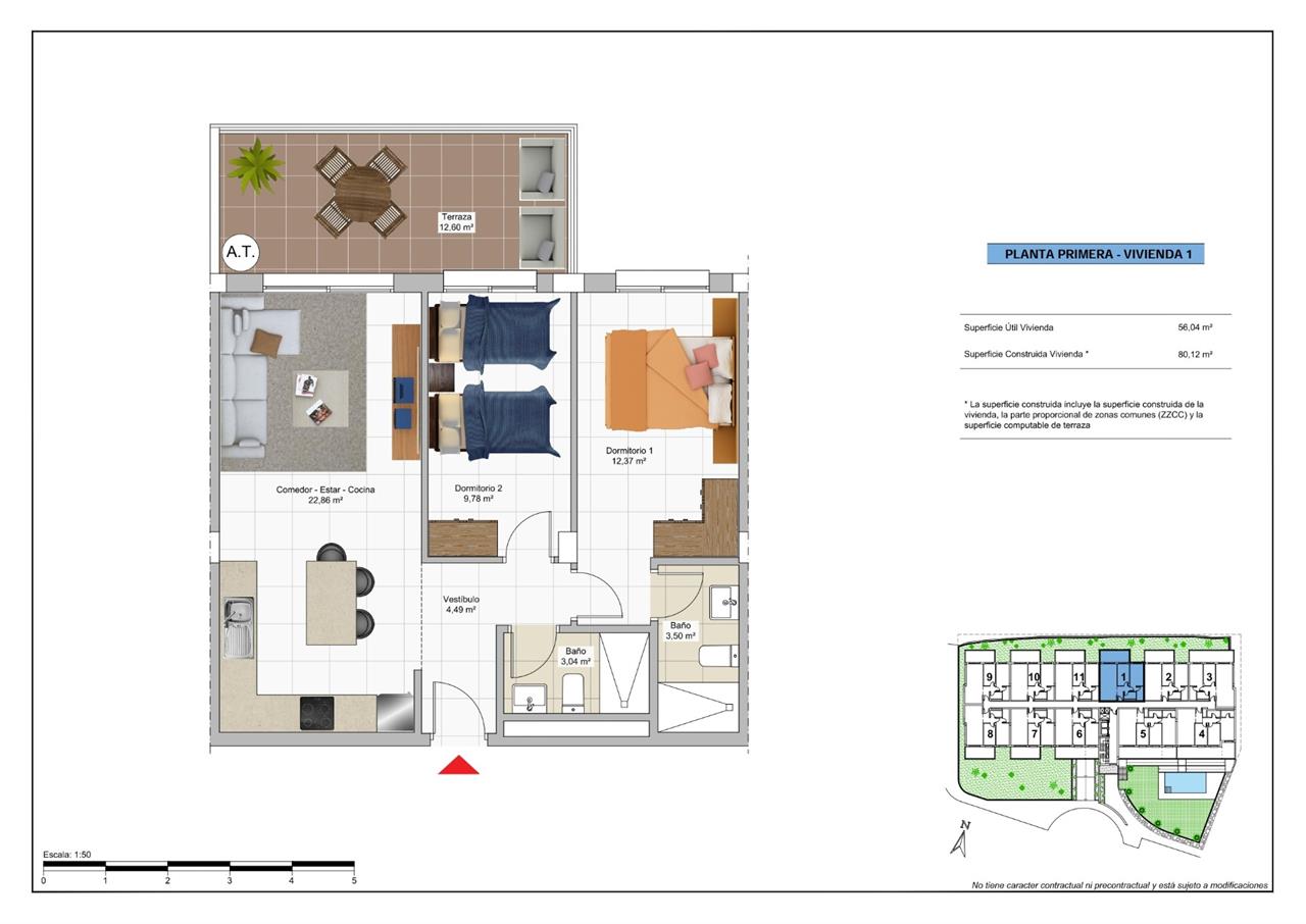 Apartamento en venta en Mojacar är Roquetas de Mar 5