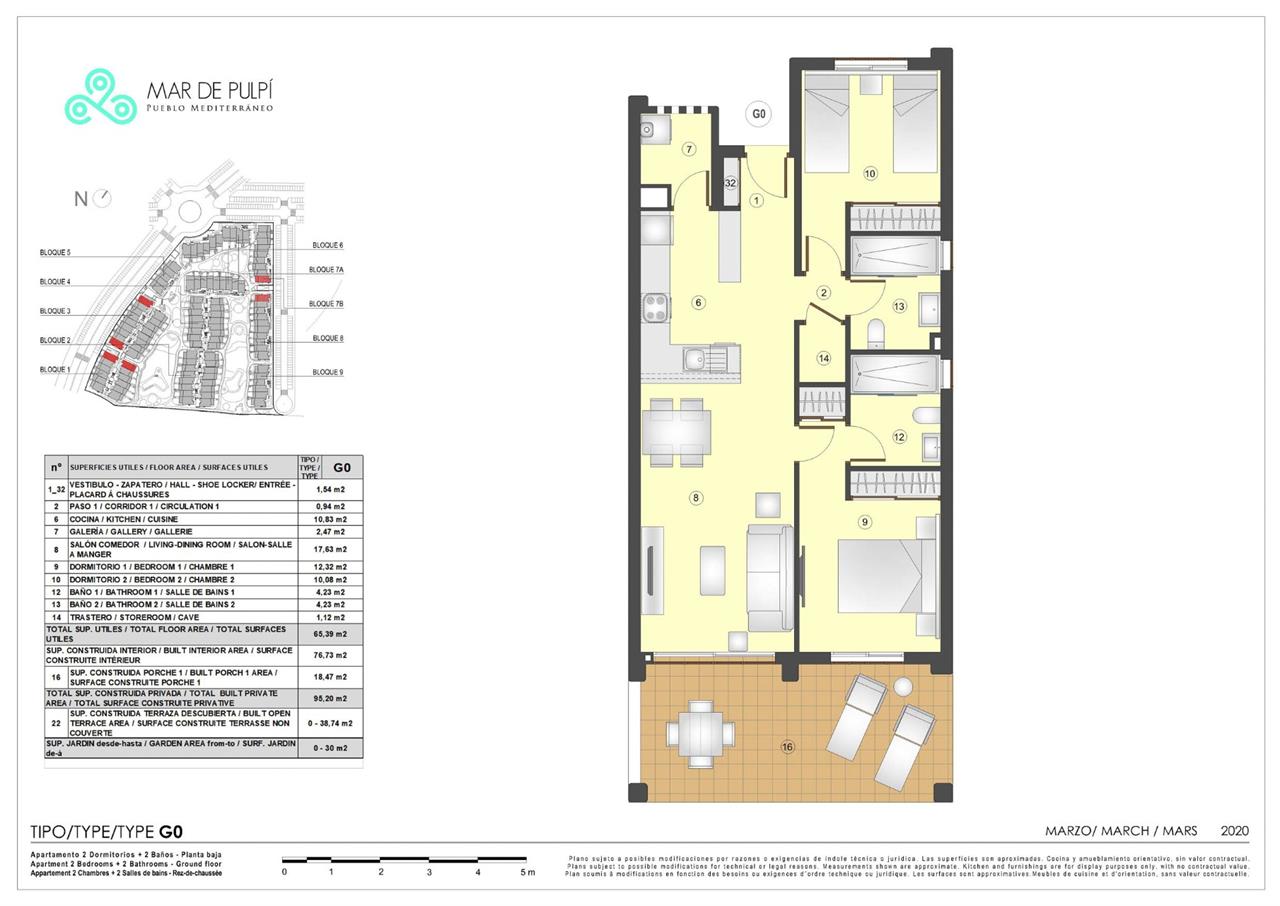 Apartamento en venta en Vera and surroundings 3