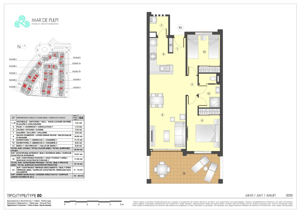 Apartamento en venta en Vera and surroundings 5