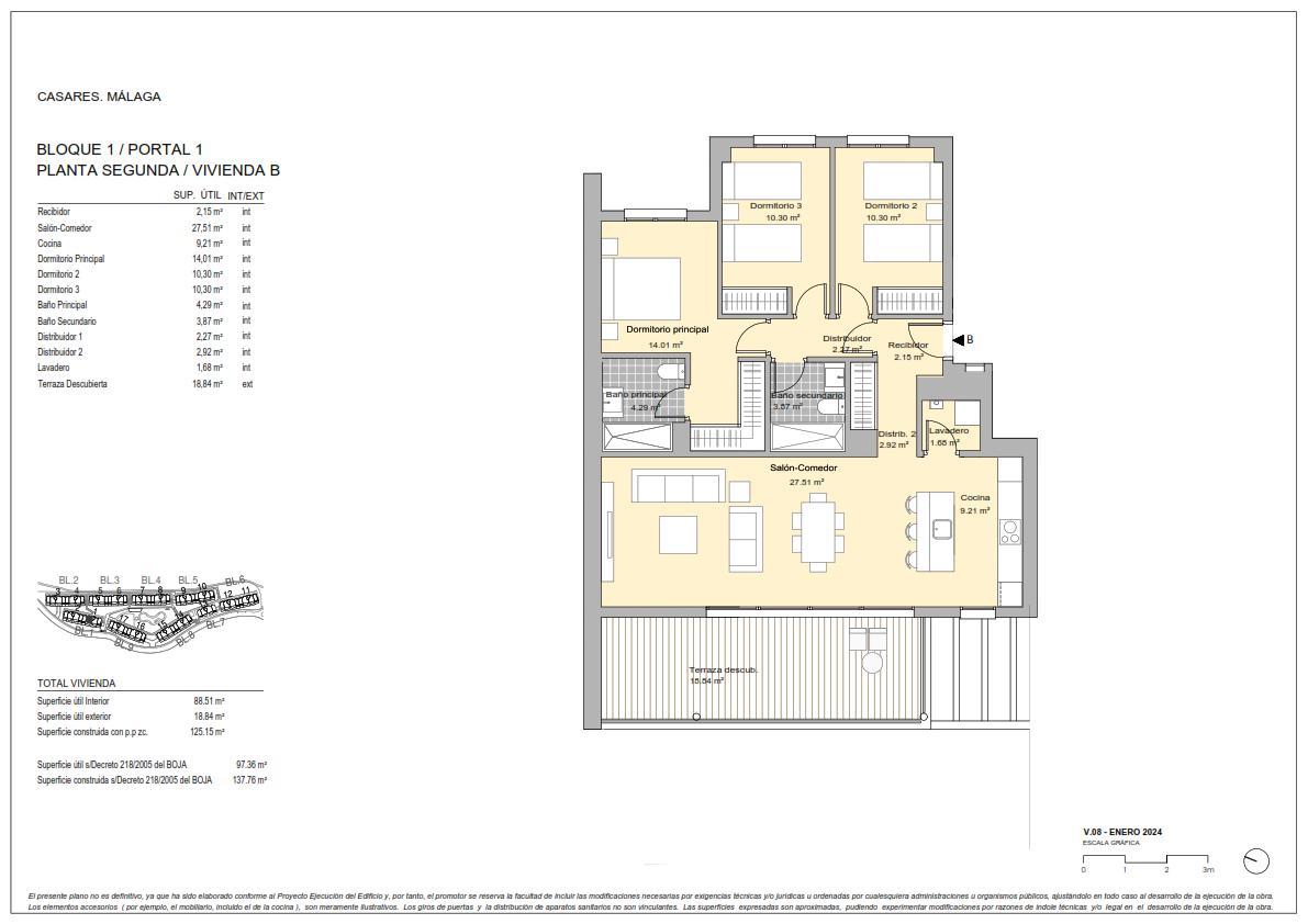 Penthouse te koop in Casares 21