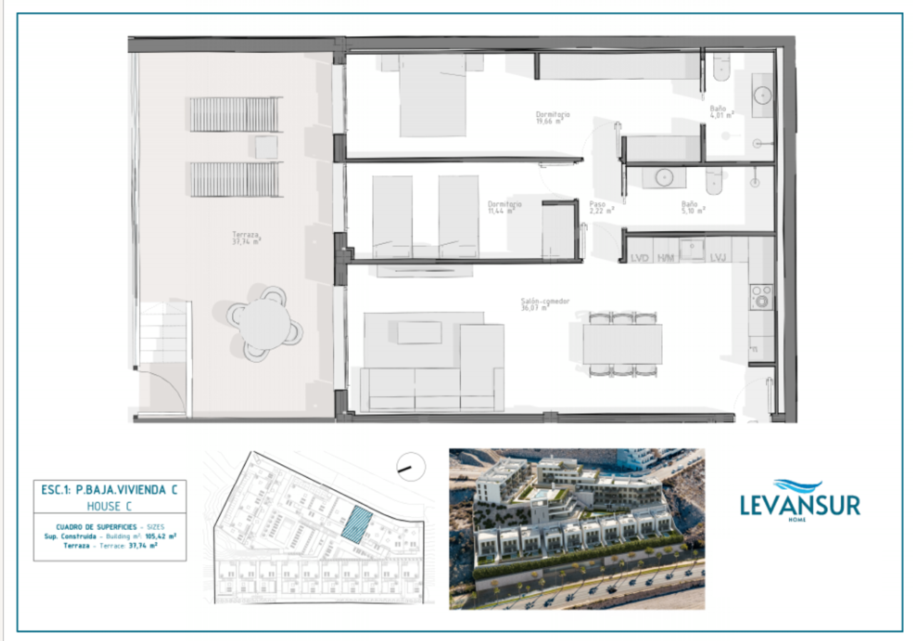 Apartment for sale in Águilas 14