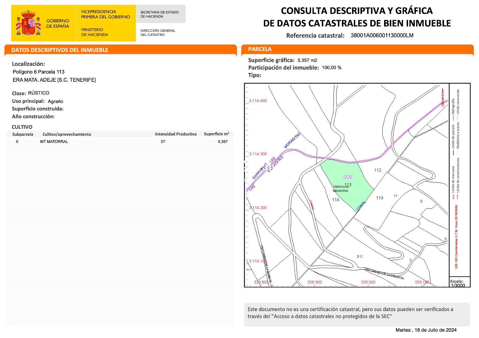 Plot en venta en Tenerife 16