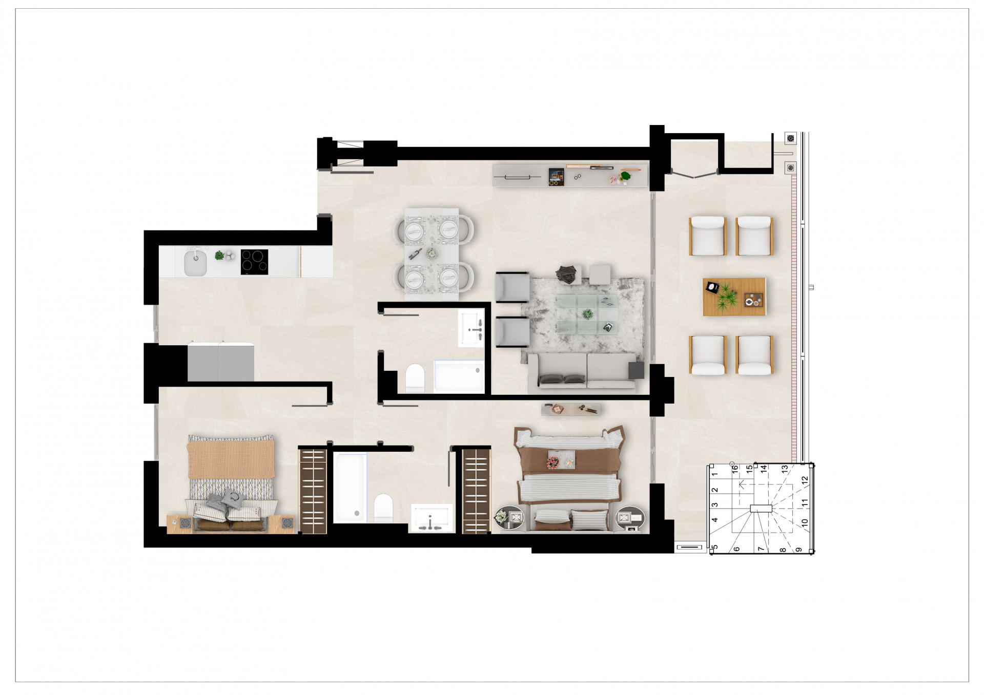 Apartamento en venta en Mijas 28