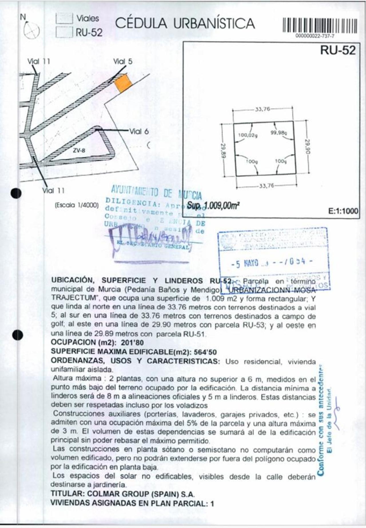 Tomt till salu i Murcia and surroundings 3